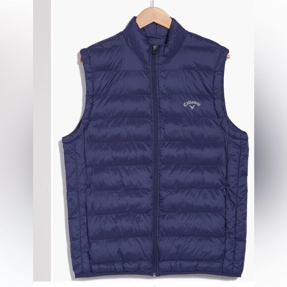 Callaway Navy Puffer Full Zip Vest size Large - Picture 4 of 10
